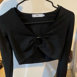 Adika loop hole crop top